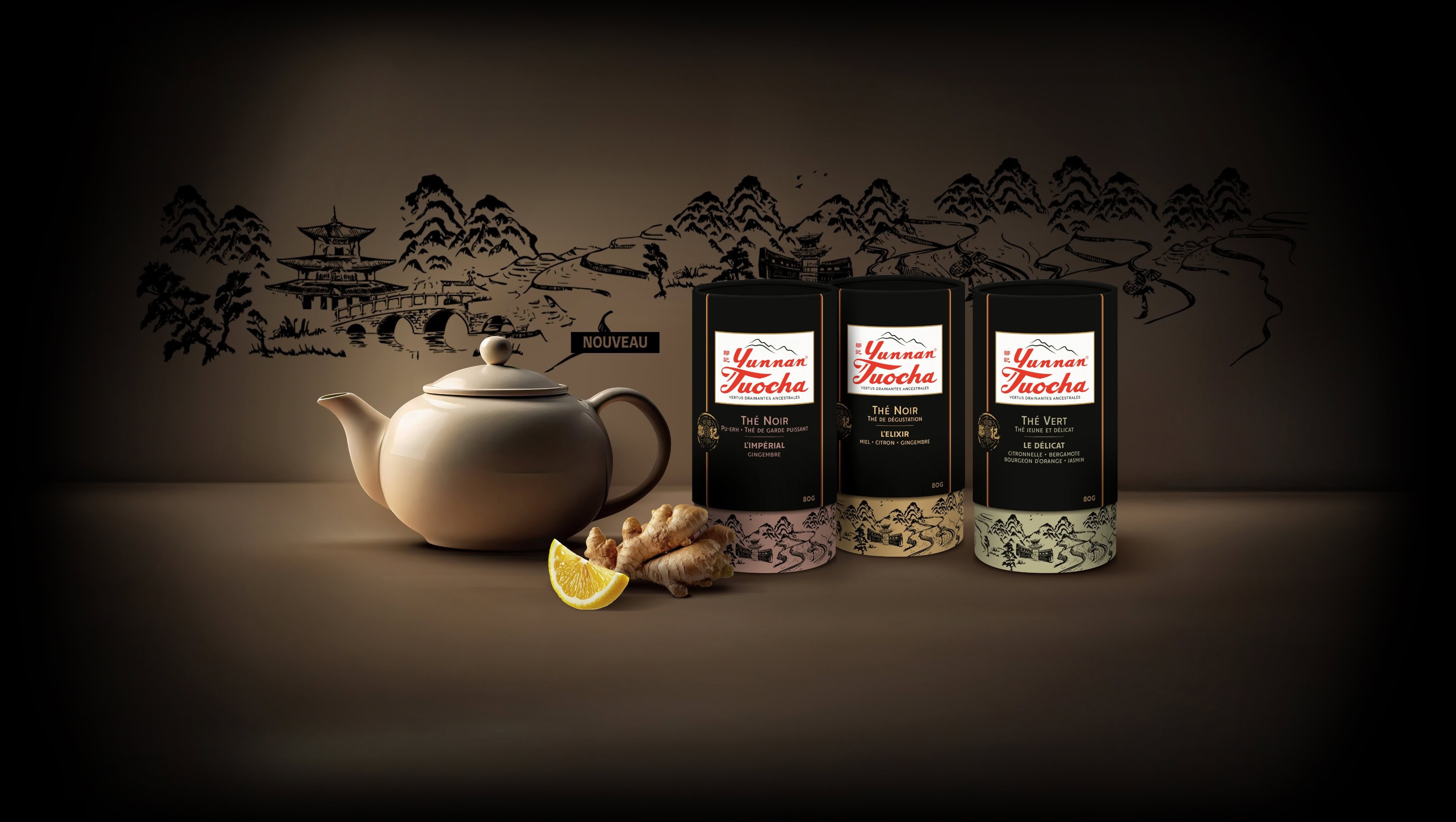 Nouveau thé en vrac Yunnan Tuocha